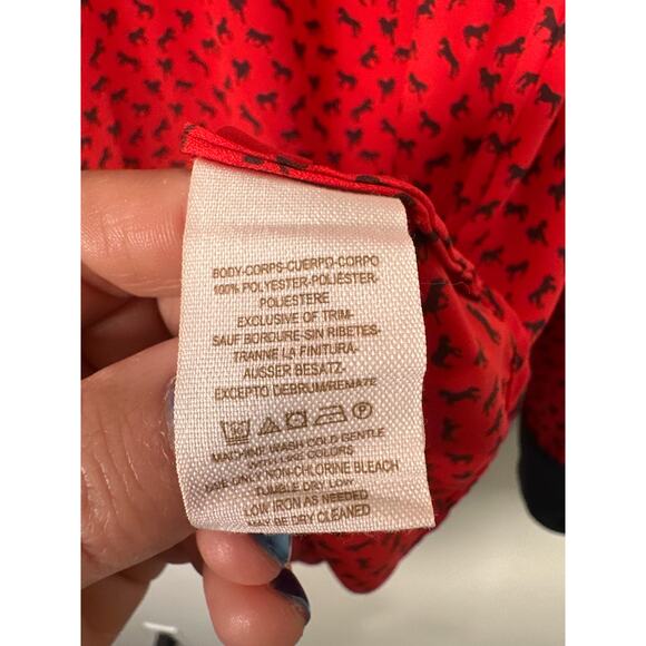 Free People Horse Button Popover Womens Size XS Semi Sheer Long Sleeve - Picture 8 of 8